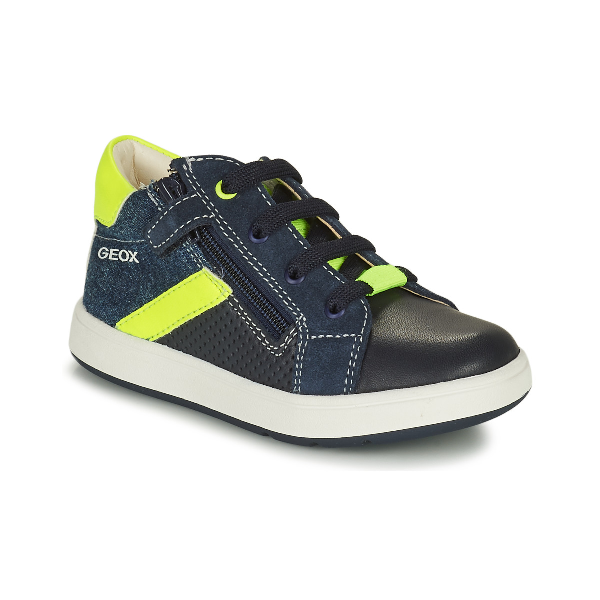 Geox – B BIGLIA B. B – NAPPA+DENIM SL – Marine