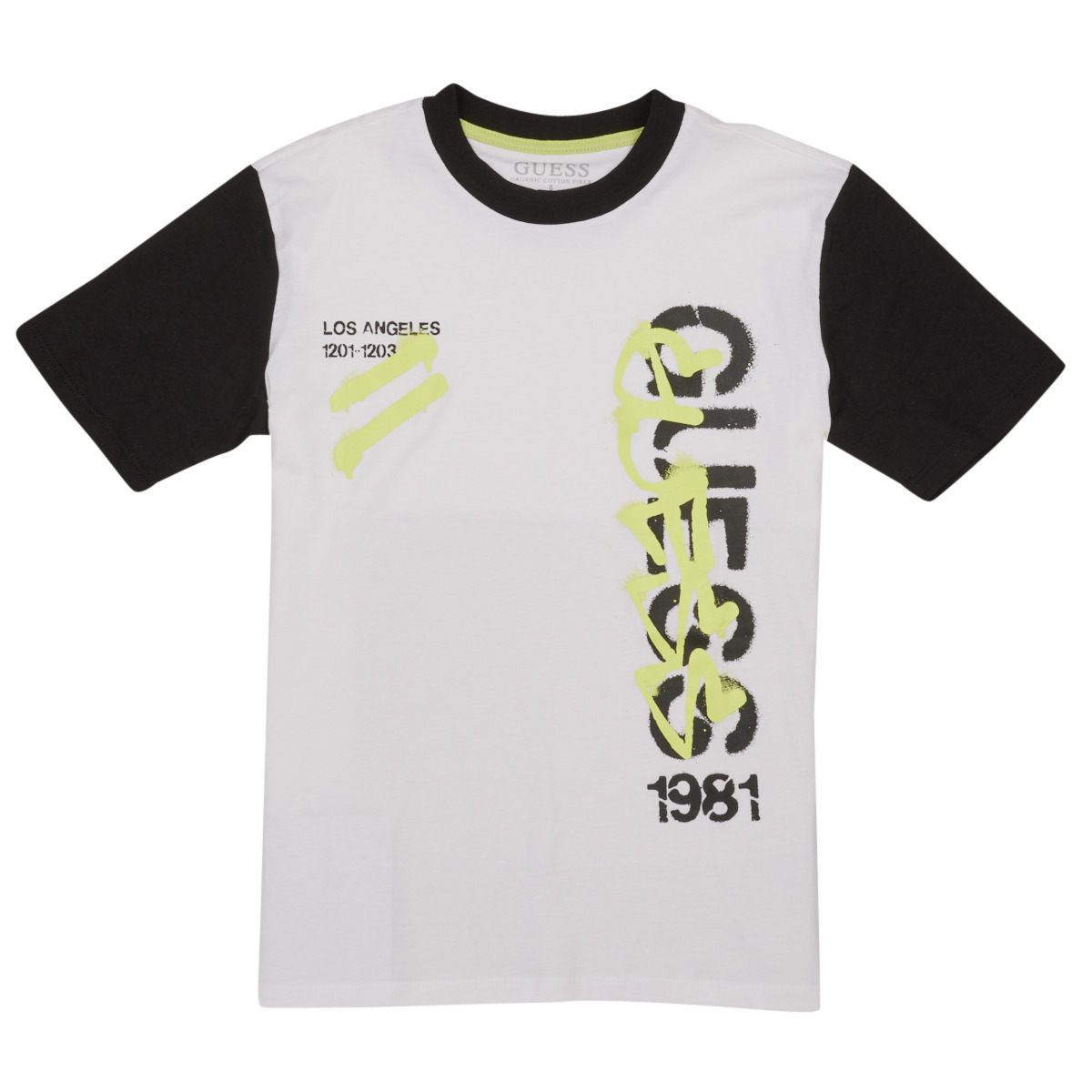 Guess – OVERSIZE SS T SHIRT – Blanc