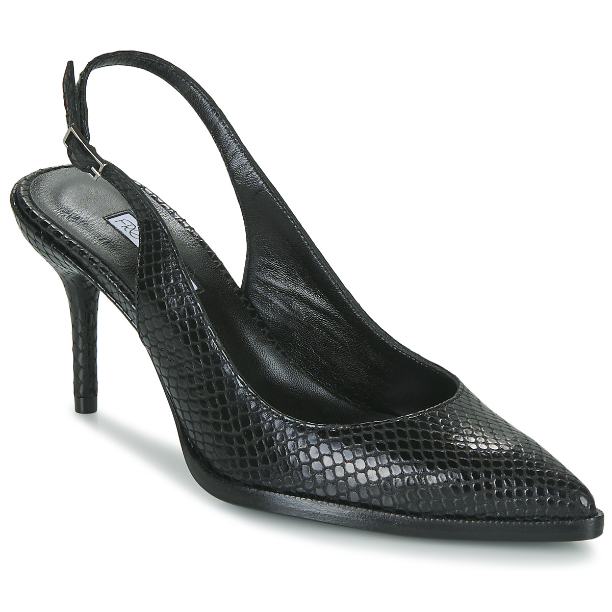 Freelance – JAMIE 7 SLINGBACK PUMP – Noir