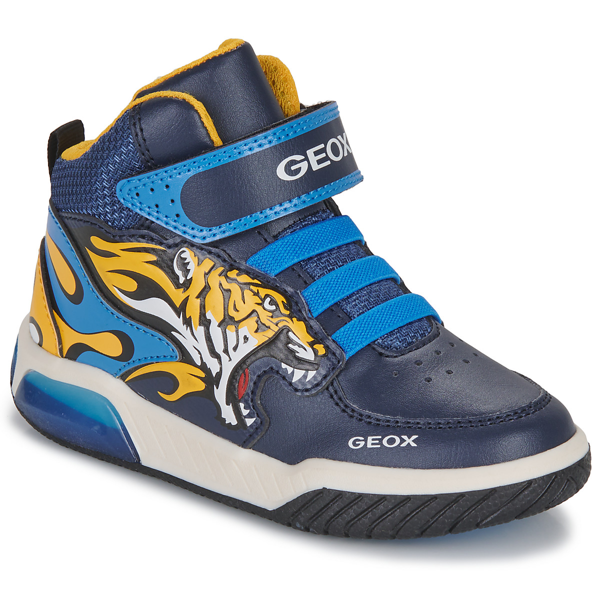 Geox – J INEK BOY C – Marine / Jaune