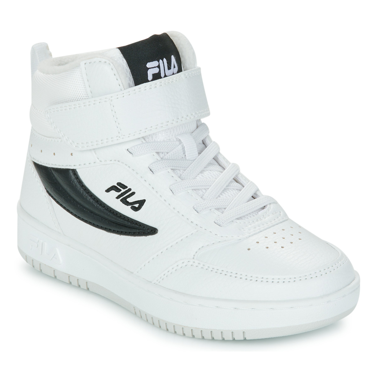 Fila – FILA REGA NF mid velcro kids – Blanc / Noir