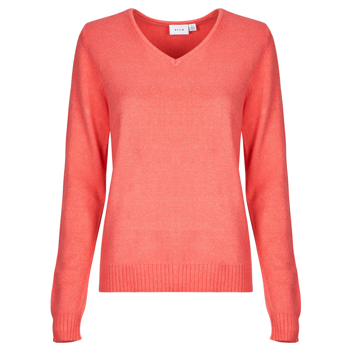 Vila – VIRIL V NECK – Rouge