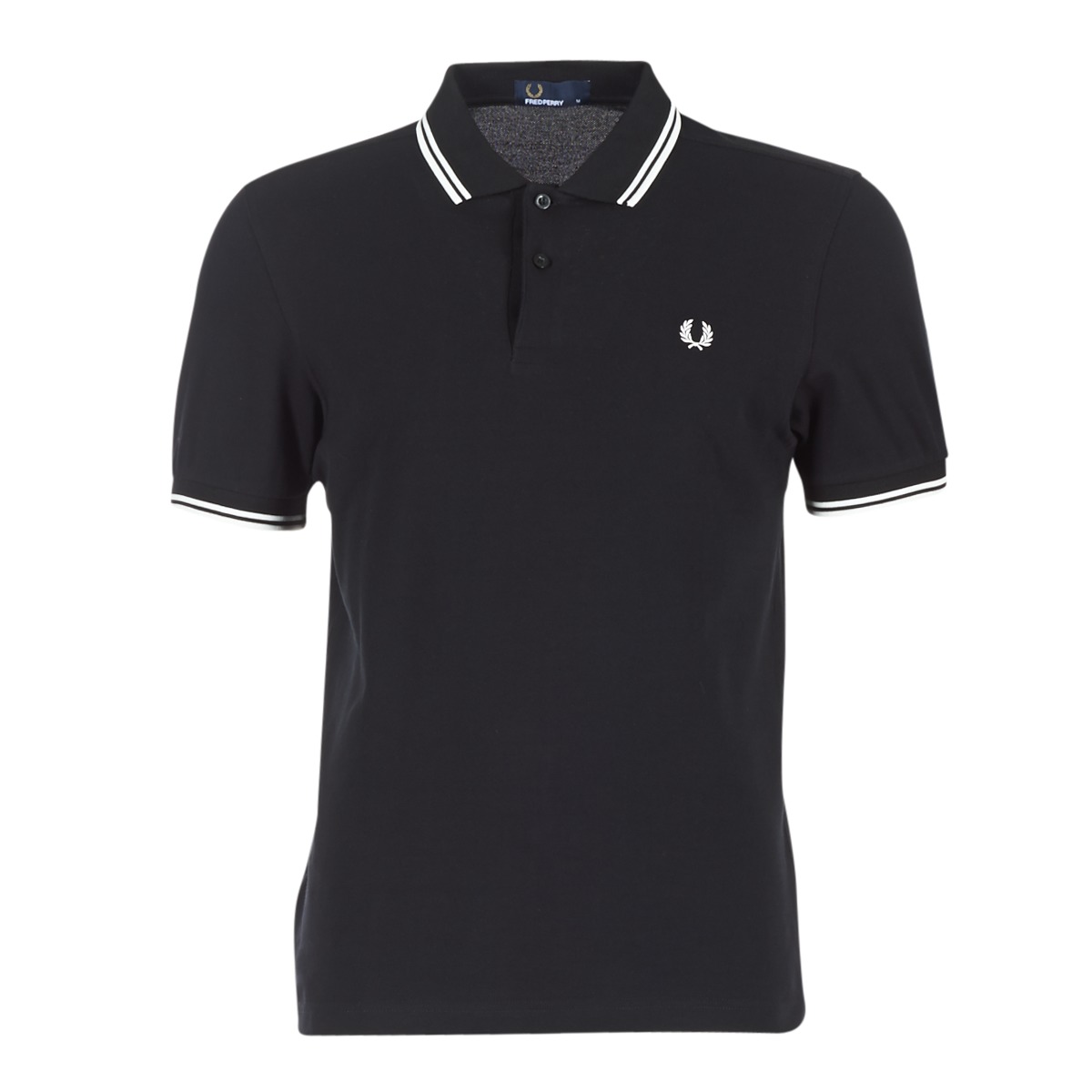 Fred Perry – THE FRED PERRY SHIRT – Noir / Blanc