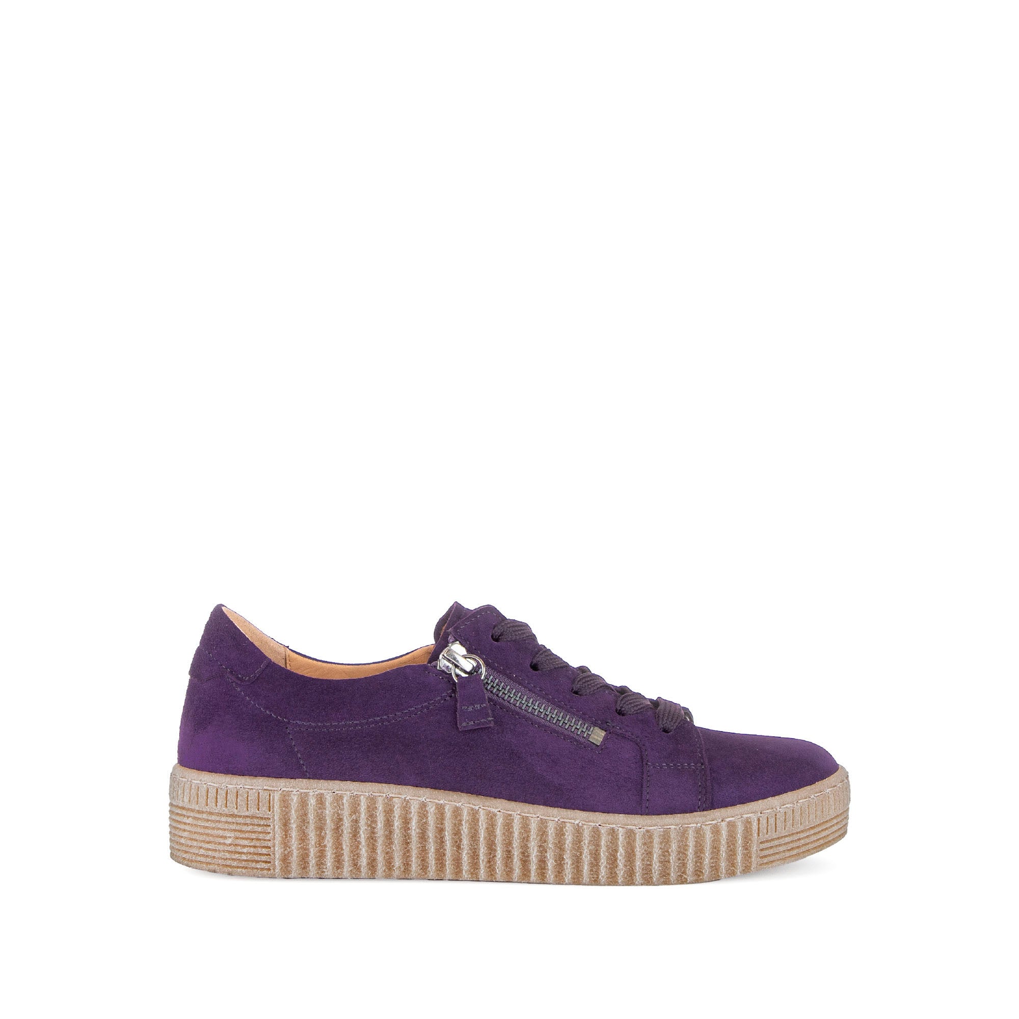 Baskets violettes en velours 53.334/13T2.5