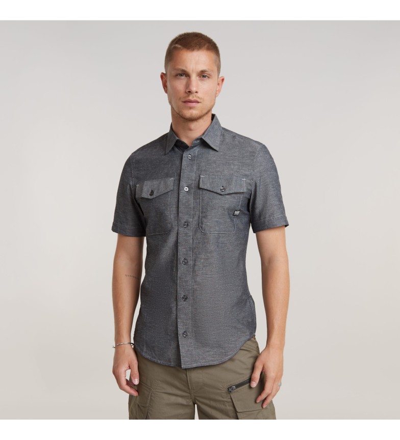 MARINE SLIM SHIRT GREY 3117780