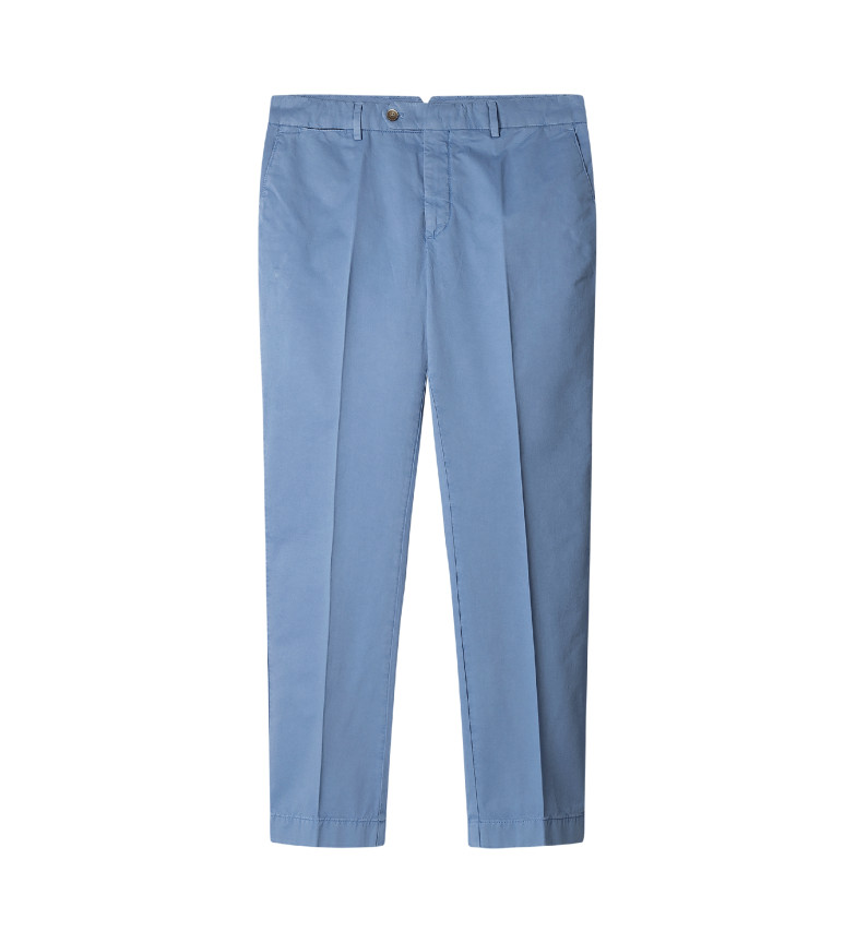 SANDERSON CLASSIC FIT CHINO TROUSERS BLUE 3222859