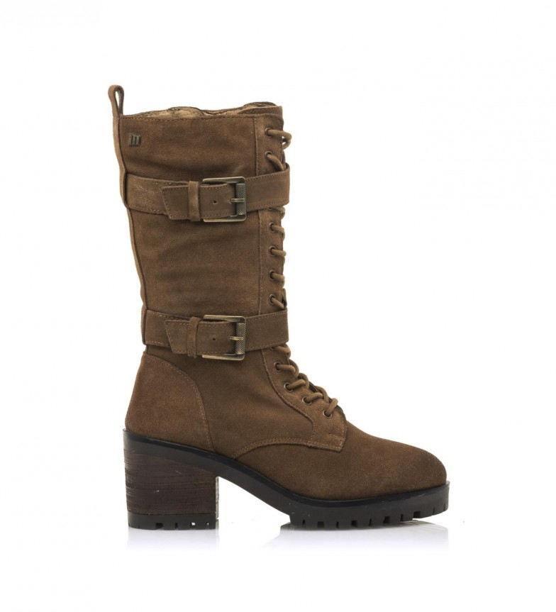 BOTTES EN CUIR DÉCONTRACTÉES HILL MARRON 2982416