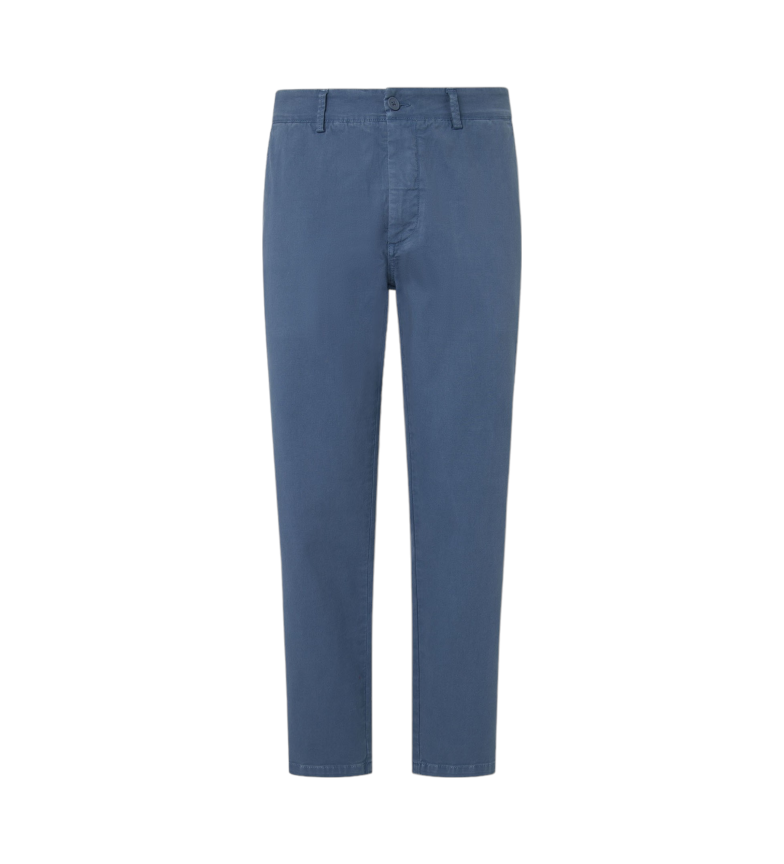 PANTALON CHINO CANVAS REGULAR BLEU 3183724