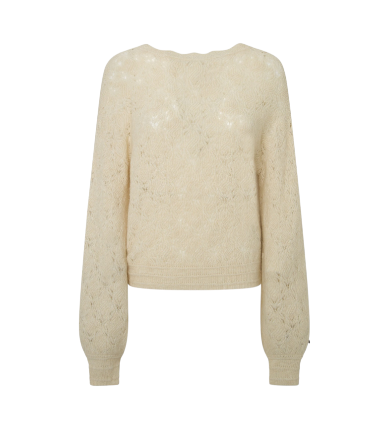 PULL HELEN WRAP BLANC CASSÉ 3184237