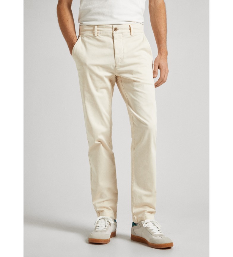 PANTALON SLIM CHINO TWILL BEIGE 3081930