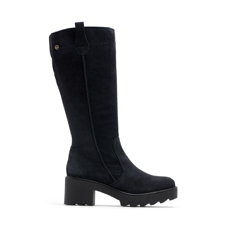 BOTTES EN CUIR ZIPPÉES MEGHAN NOIR 3182305