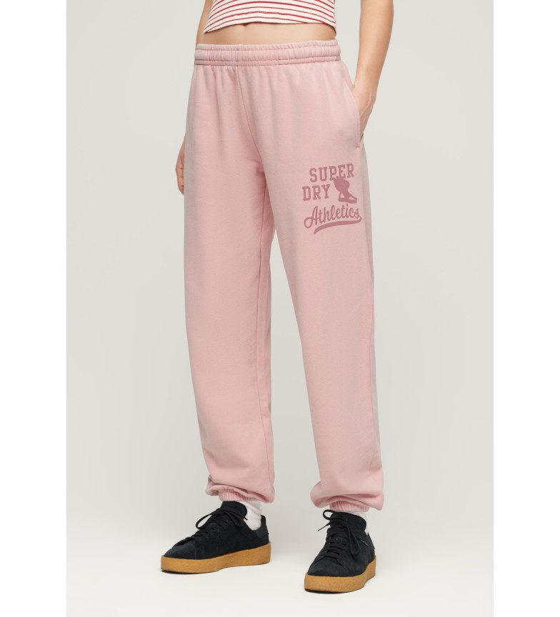 PANTALON DE JOGGING VINTAGE LAVÉ ROSE 3133838