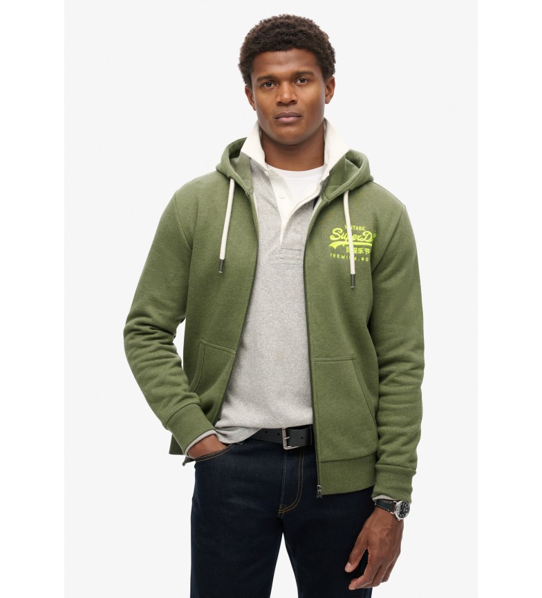 SWEATSHIRT NEON VL GRAPHIC GREEN 3186207